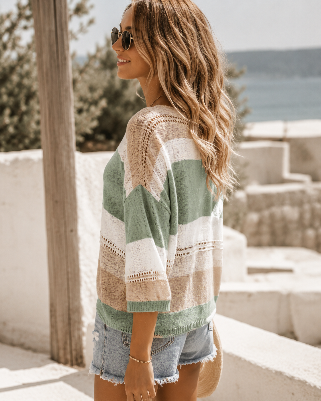 SandAway Knit Top – Leichtes Strandtop für den Sommer