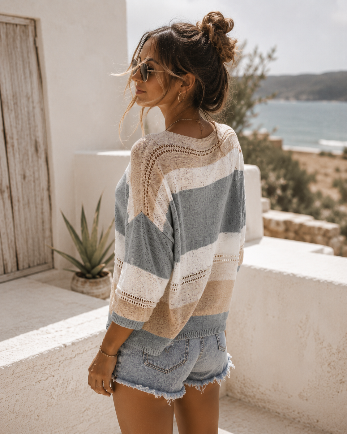 SandAway Knit Top – Leichtes Strandtop für den Sommer