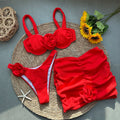 SandAway Floral Lace Micro Bikini Set – 3-teilig