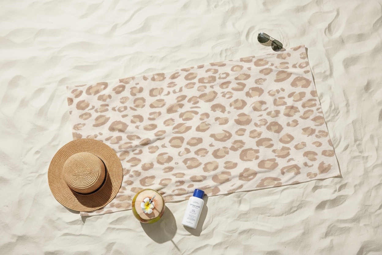 SandAway Strandtuch Leo – Oversized, sandabweisend & schnelltrocknend