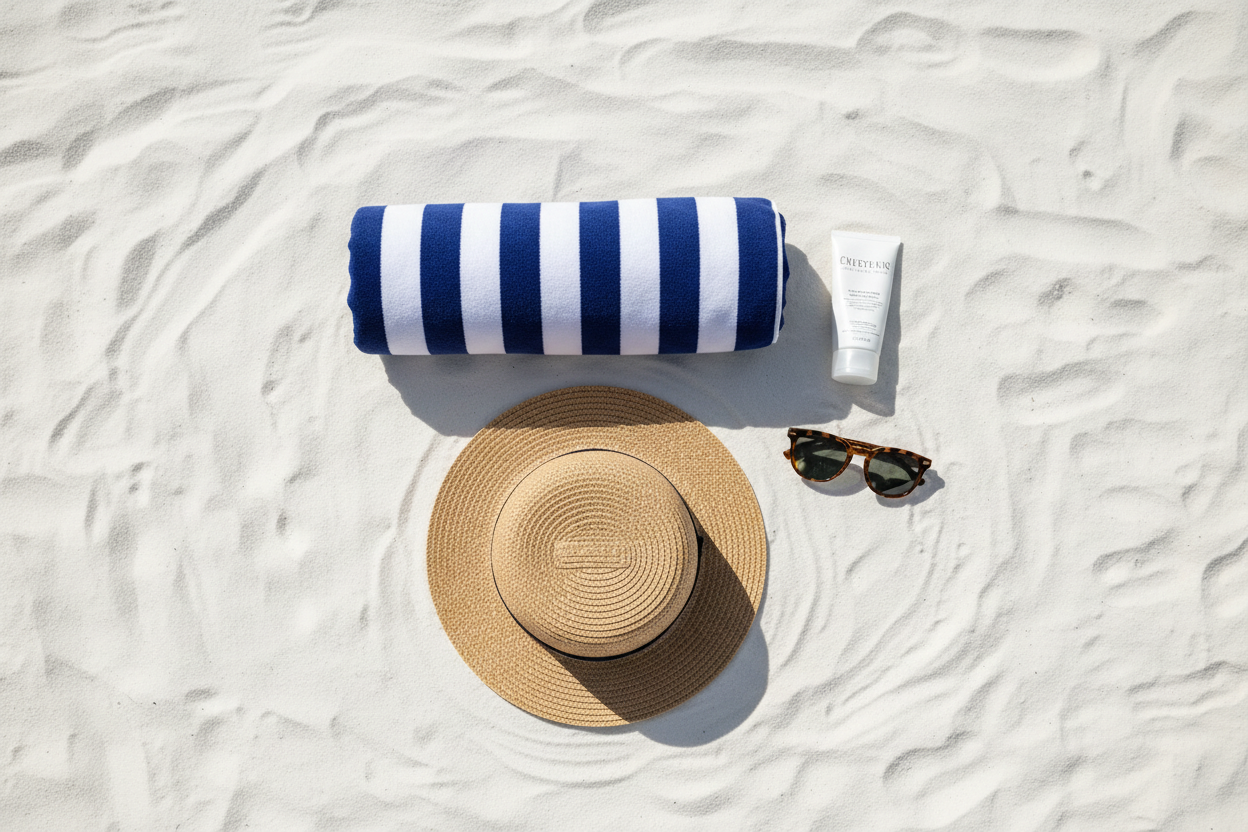 SandAway Strandtuch – 100% Baumwolle, sandabweisend